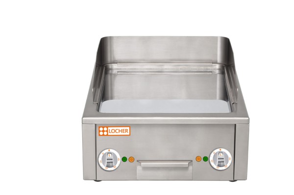 LOCHER 201401 Elektro-Bratplatte 600 hartverchromt, glatt