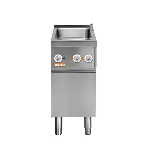 LOCHER 228640 Elektro-Wasserbad GN 1/1 - mit Teller-﻿Wärmeschrank und Festanschluss