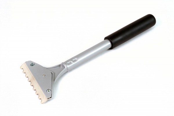 LOCHER 209404 Schaber gerillt, für Stahl-Bratplatten